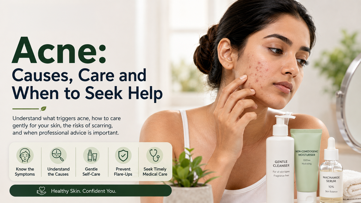 Acne: Understanding Common Types, Skin-Care Basics, and When to See a Dermatologist