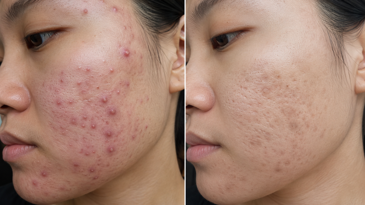 Patient-education visual explaining Complications in Acne: Understanding Common Types, Skin-Care Basics, and When to See a Dermatologist about Acne
